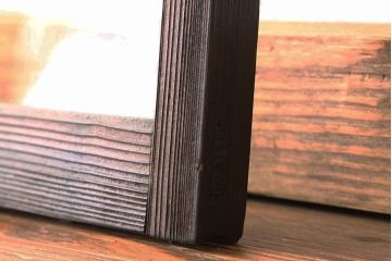 アンティーク　固定式のガラス窓1枚(フィックス窓、はめ殺し窓)