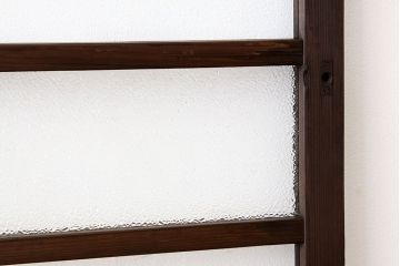 アンティーク　固定式のガラス窓1枚(フィックス窓、はめ殺し窓)