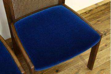 中古 飛騨日進木工 ダイニングチェア2脚セット
