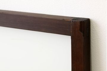 アンティーク　古い木のシンプルな明り取り2枚セット(1)(ガラス戸・欄間)