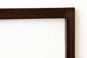 アンティーク　古い木のシンプルな明り取り2枚セット?(ガラス戸・欄間)