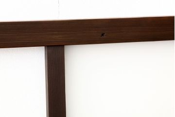 アンティーク　古い木のシンプルな明り取り2枚セット?(ガラス戸・欄間)
