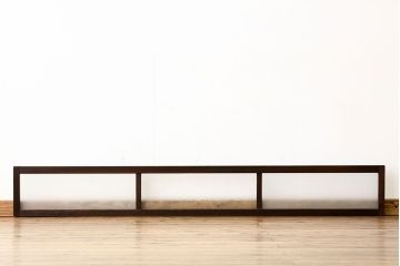 アンティーク　古い木のワイドサイズダイヤガラス明り取り1枚(ガラス戸・欄間)