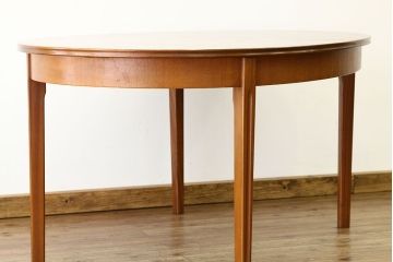 ヴィンテージ家具　北欧ビンテージオーバルエクステンションテーブル1960年代ミッドセンチュリー