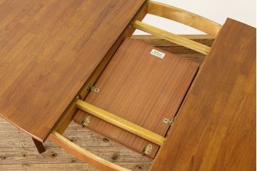 ヴィンテージ家具　北欧ビンテージオーバルエクステンションテーブル1960年代ミッドセンチュリー