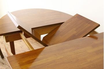ヴィンテージ家具　北欧ビンテージオーバルエクステンションテーブル1960年代ミッドセンチュリー