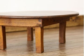 レトロ家具　昭和レトロ　とても小さくかわいい丸ちゃぶ台(テーブル)