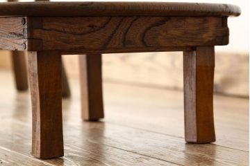レトロ家具　昭和レトロ　とても小さくかわいい丸ちゃぶ台(テーブル)
