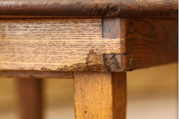 レトロ家具　昭和レトロ　とても小さくかわいい丸ちゃぶ台(テーブル)