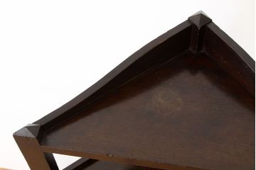 アンティーク家具　★大正ロマン　小ぶりで重厚なコーナーキャビネット