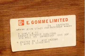 ヴィンテージ家具　G-PLANジープランミッドセンチュリー1960年代　北欧ビンテージサイドボード
