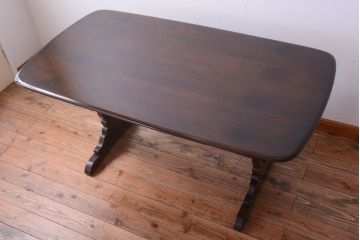 アンティーク家具　イギリスERCOL(アーコール)　ウィンザーシリーズ　ダイニングテーブル
