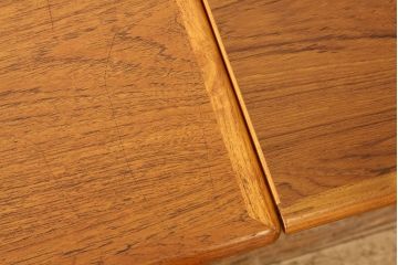 ヴィンテージ家具　北欧ビンテージ　ドローリーフテーブル(ミッドセンチュリー)(エクステンションテーブル)訳あり品