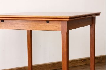 ヴィンテージ家具　北欧ビンテージ　ドローリーフテーブル(ミッドセンチュリー)(エクステンションテーブル)訳あり品