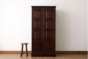 中古　北海道民芸家具ワードローブ(洋服タンス)定価26万円