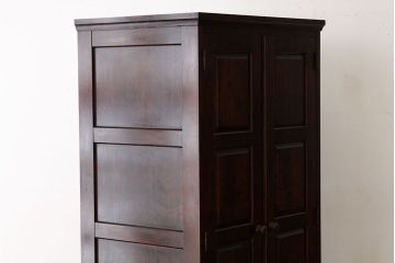 中古　北海道民芸家具ワードローブ(洋服タンス)定価26万円