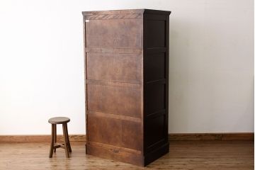 中古　北海道民芸家具ワードローブ(洋服タンス)定価26万円