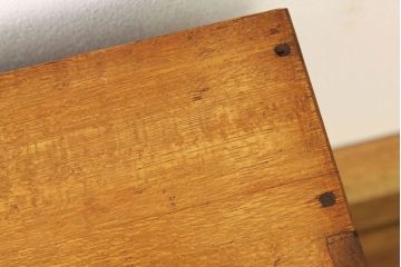レトロ家具　昭和レトロ　古い木のシックなアンティーク小引き出し