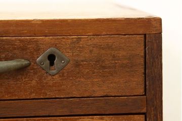 レトロ家具　昭和レトロ　古い木のシックなアンティーク小引き出し