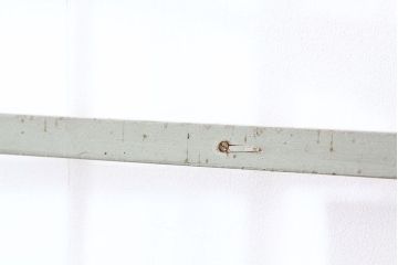 昭和レトロ　シンプルなペイントガラス窓2枚セット(ガラス戸・引き戸)