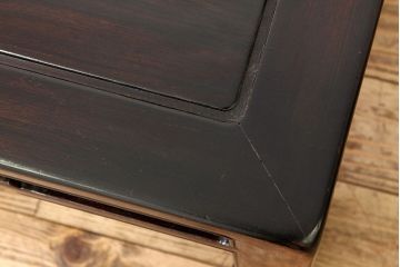 アンティーク家具　古民具・骨董　古い唐木の座卓(テーブル)