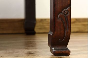 アンティーク家具　古民具・骨董　古い唐木の座卓(テーブル)