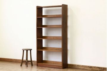 ★美品!!古い木のシンプルな本棚(飾り棚)
