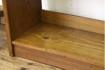 ★美品!!古い木のシンプルな本棚(飾り棚)
