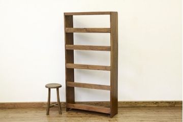 ★美品!!古い木のシンプルな本棚(飾り棚)
