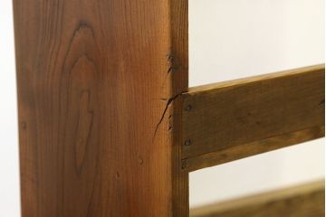 ★美品!!古い木のシンプルな本棚(飾り棚)