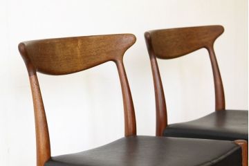 ヴィンテージ家具　北欧ビンテージダイニングチェア2脚セット?1960年代(ミッドセンチュリー・デンマーク)