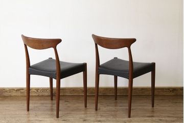ヴィンテージ家具　北欧ビンテージダイニングチェア2脚セット?1960年代(ミッドセンチュリー・デンマーク)