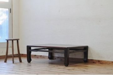アンティーク家具　素敵な雰囲気!古い唐木のシックな座卓