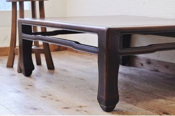 アンティーク家具　素敵な雰囲気!古い唐木のシックな座卓