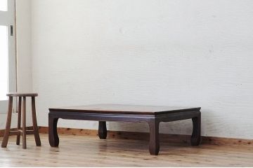 レトロ家具　古い木のレトロな座卓