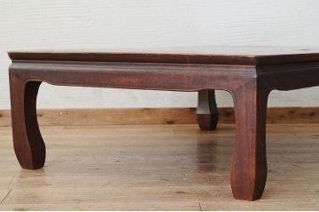 レトロ家具　古い木のレトロな座卓