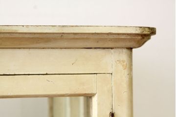 アンティーク家具　アンティーク　かわいい鉄脚付き5面ガラスケビント(ガラスケース)