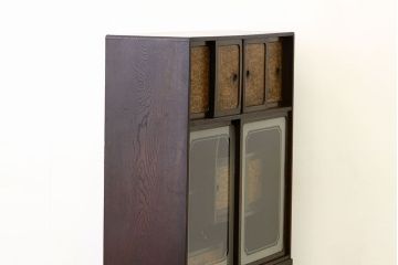 レトロ家具　☆昭和レトロ　シックな茶箪笥(収納棚)