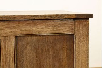 アンティーク家具　イギリスアンティーク　オーク材ブランケットボックスコファ(ベンチチェスト)