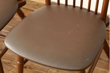 アンティーク家具　☆脚カット有りダイニングチェア3脚セット(いす椅子)