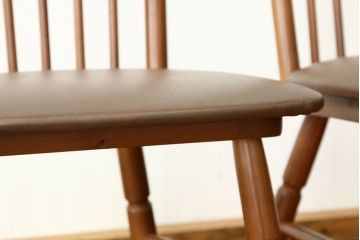 アンティーク家具　☆脚カット有りダイニングチェア3脚セット(いす椅子)