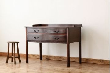 アンティーク家具　イギリスアンティーク　上品なコンソールテーブル(平机、在宅ワーク、在宅用デスク)