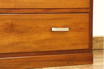 レトロ家具　昭和レトロ　シンプルなアンティークチェスト(タンス・たんす・ドロワー)