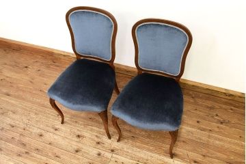中古イタリア製ダイニングチェア2脚セット(チェア、椅子、イス)