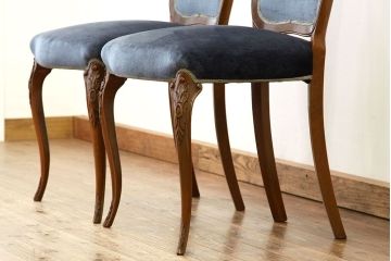 中古イタリア製ダイニングチェア2脚セット(チェア、椅子、イス)