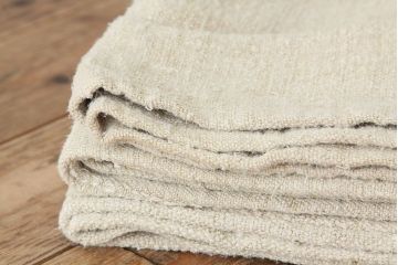 アンティーク雑貨　ビンテージハンガリー製グレインサック3枚セット(10)(リネン、麻袋、穀物袋)