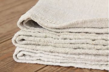 アンティーク雑貨　ビンテージハンガリー製グレインサック3枚セット(11)(リネン、麻袋、穀物袋)