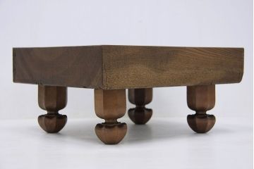 アンティーク雑貨　味のある古い将棋盤(天板欅製)