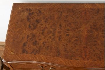 中古イタリア製象嵌入りコンソールデスク(テーブル)(猫脚・机)