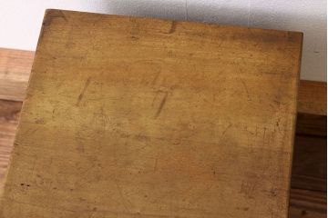 レトロ家具　昭和レトロ　ネームプレート付き小引き出し(アンティーク)